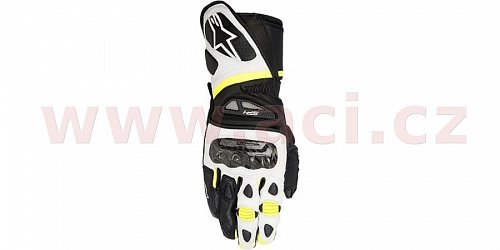 rukavice SP-1, ALPINESTARS - Itálie (černé/bílé/žluté fluo)